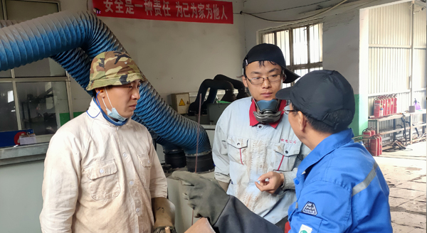 中石化高級電氣焊工工程師鄧澤林老師高壓焊教學